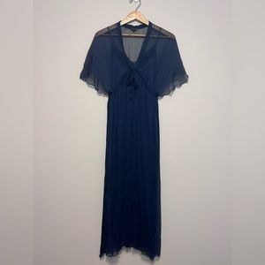 Flowy Sheer Dress with Slip